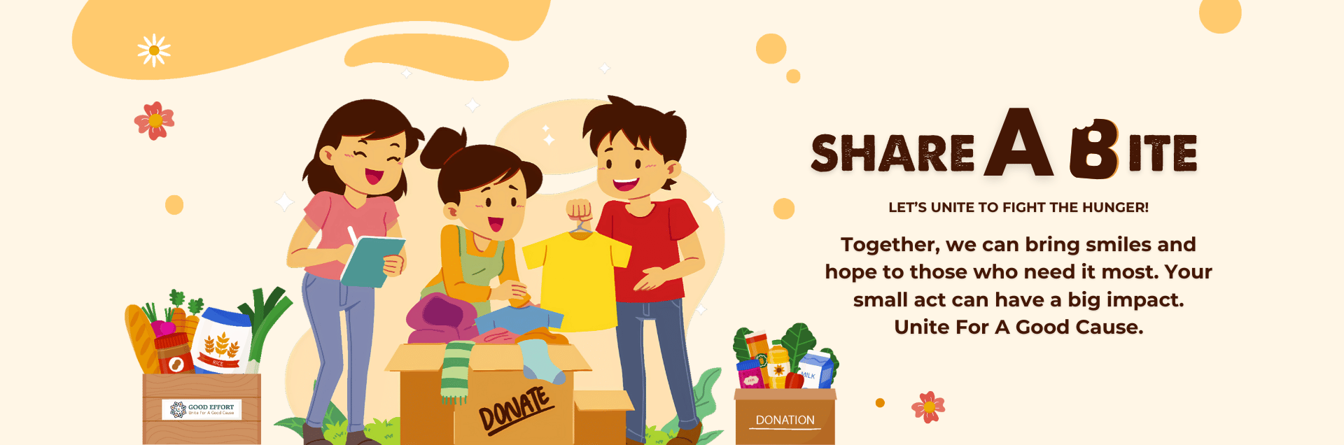 Let’s unite to fight the hunger! (1920 x 636 px)